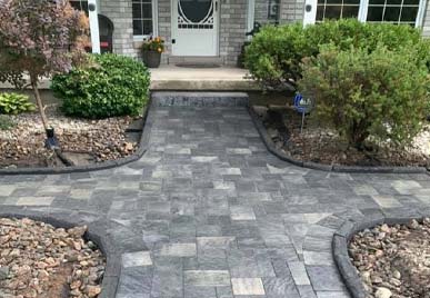 interlock stone landscaping